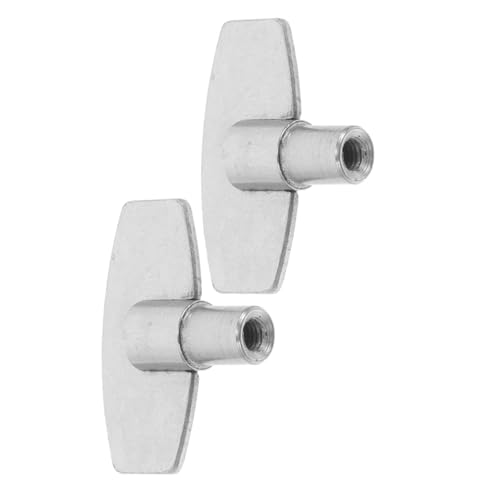 SOESFOUFU 2 Stück Mechanischer Wecker Aufziehschlüssel Silber Uhrwerk Wanduhr Aufziehen Werkzeug für Mechanische Wecker und Ketten Reparatur Langlebig Kompakt für Zuhause Büro Schule von SOESFOUFU