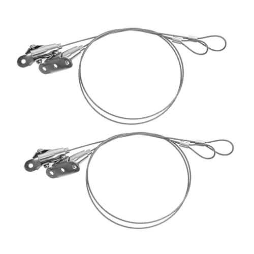 SOESFOUFU 2 Stück Metal Painting Hooks Wand Deckenhaken aus Metall für Bild Werbetafeln Langlebig Platzsparend Einfache Montage Geeignet für Zuhause Büro und Ausstellung von SOESFOUFU