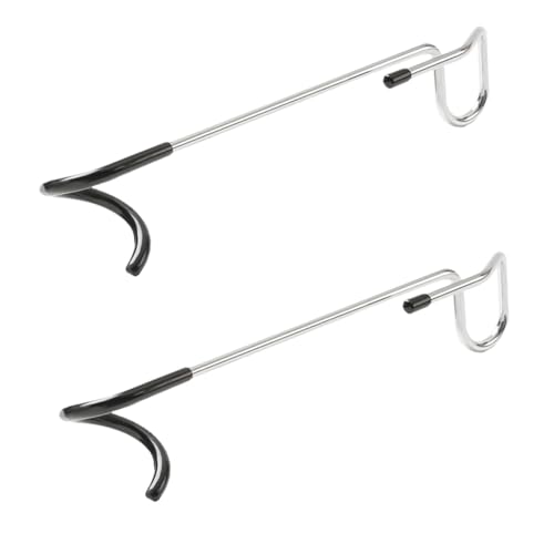 SOESFOUFU 2 Stück Teiliges Outdoor haken Rutschfestem Edelstahl spiralhaken Vielseitig für Campinglampen Kleidung und Zubehör Stabile Befestigung an Stangen und Ästen Praktisches von SOESFOUFU