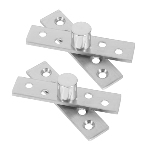 SOESFOUFU 2 Stücke Edelstahl Unsichtbare Drehzapfen Scharniere Drehbar Verdeckte Türbeschläge Für Möbel Schränke Cupboards Robust Silent SOESFOUFU 2 Stücke Edelstahl Unsichtbare Drehzapfen Scharniere Drehbar Verdeckte Türbeschläge Für Möbel Schränke Cupboards Robust Silent von SOESFOUFU