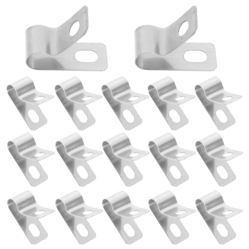SOESFOUFU 20 Stück Kabelclips U Förmige Kabelhalter für Kabelmanagement Hitzebeständig und Sicher für Ethernet und Tv Kabel für Schreibtisch und Outdoor Nutzung SOESFOUFU 20 Stück Kabelclips U Förmige Kabelhalter für Kabelmanagement Hitzebeständig und Sicher für Ethernet und Tv Kabel für Schreibtisch und Outdoor Nutzung von SOESFOUFU