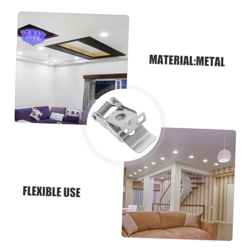 SOESFOUFU 20 Stück Teiliges Federclips für Einbaustrahler Stabile Befestigungsklammern aus Edelstahl für LED Downlights und Deckenleuchten Einfache Montage Kompatibel mit Einbau SOESFOUFU 20 Stück Teiliges Federclips für Einbaustrahler Stabile Befestigungsklammern aus Edelstahl für LED Downlights und Deckenleuchten Einfache Montage Kompatibel mit Einbau von SOESFOUFU