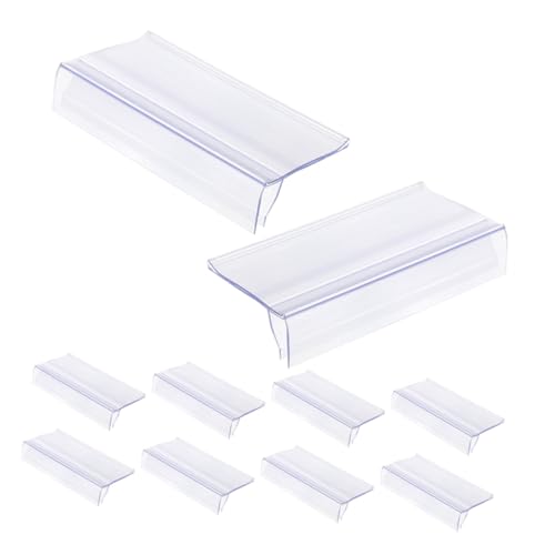 SOESFOUFU 20 Stück Teiliges Transparenter Kunststoff Regal Etikettenhalter mit Clip Design für Einfache Preisschildbefestigung in Supermärkten Apotheken zur Effizienten Warenbeschilderung SOESFOUFU 20 Stück Teiliges Transparenter Kunststoff Regal Etikettenhalter mit Clip Design für Einfache Preisschildbefestigung in Supermärkten Apotheken zur Effizienten Warenbeschilderung von SOESFOUFU