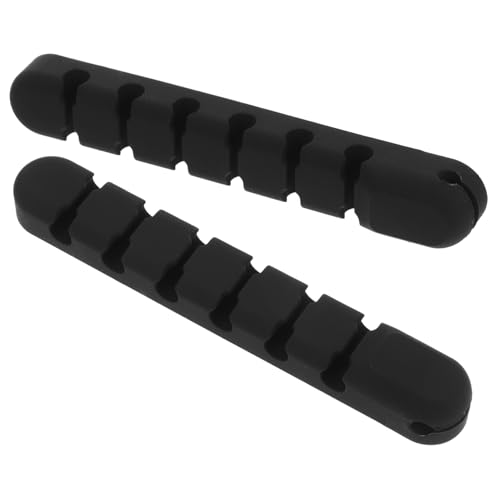 SOESFOUFU 2Stücke Kabelorganisator Selbstklebende Kabelclips für Schreibtisch und Wand USB Kabeln Stromleitungen und Praktische Lösung von SOESFOUFU