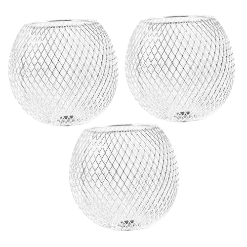 SOESFOUFU 3 Stück Kugel Lampenschirm Metall Lampenabdeckung Elegante Hohlraum Lampenschirme für Deckenleuchte Pendelleuchte Tischlampe Praktisch Langlebig SOESFOUFU 3 Stück Kugel Lampenschirm Metall Lampenabdeckung Elegante Hohlraum Lampenschirme für Deckenleuchte Pendelleuchte Tischlampe Praktisch Langlebig von SOESFOUFU