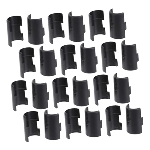 SOESFOUFU 30 Paare Drahtregalklammern aus Hochwertigem Abs Kunststoff Rohrklemmen für Drahtregale Langlebige Fixierclips Einfach zu Montierende Regalträger für Schwerlasthalterungen von SOESFOUFU