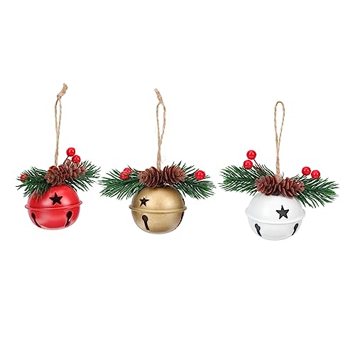 SOESFOUFU 3stücke Teiliges Weihnachtsbaum Glocken Dekoration Für Festliche Anlässe Für Weihnachtsfeiern Und Kreative Bastelprojekte von SOESFOUFU