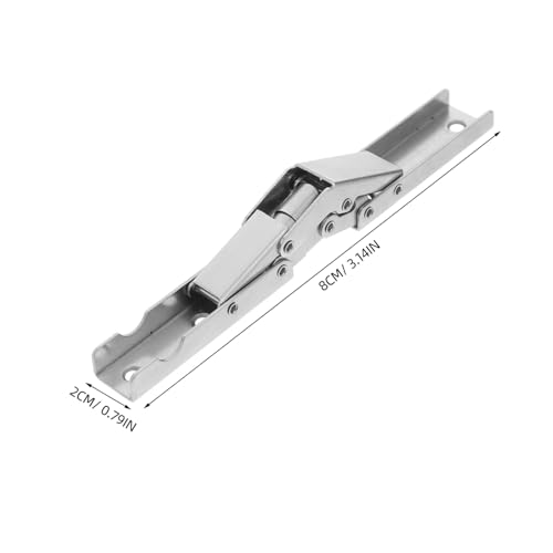 SOESFOUFU 4 STÜCKE Teiliges Klappscharnier aus Rostfreiem Stahl Öffnungswinkel Versteckte Halterung für Schrankschranktüren Langlebig Stabil für Arbeitsplatten und Möbelklappsysteme SOESFOUFU 4 STÜCKE Teiliges Klappscharnier aus Rostfreiem Stahl Öffnungswinkel Versteckte Halterung für Schrankschranktüren Langlebig Stabil für Arbeitsplatten und Möbelklappsysteme von SOESFOUFU
