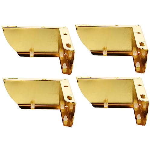 SOESFOUFU 4 Stück Metallmöbelbeine für Sofas und Couchtische Robuste Verstellbare Stützfüße Eisen Elegant und Langlebig für Möbelrenovierungen von SOESFOUFU