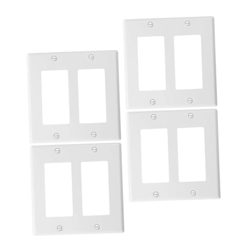 SOESFOUFU 4 Stück Steckdosen-abdeckplatte, Unzerbrechlich, Lichtschalter-steckdose, Wandplatte Für Lichtschalter, Usb-steckdose, Weiß SOESFOUFU 4 Stück Steckdosen-abdeckplatte, Unzerbrechlich, Lichtschalter-steckdose, Wandplatte Für Lichtschalter, Usb-steckdose, Weiß von SOESFOUFU