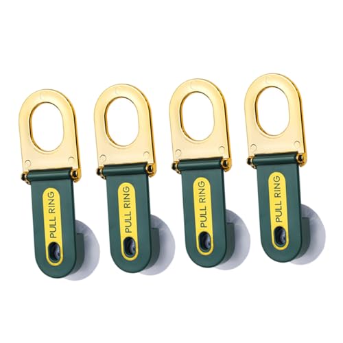 SOESFOUFU 4 Stück Teiliges Wc Deckelheber mit Selbstklebendem Griff Hygienischer Toilettensitz Lifter Vielseitiger Pull Handle für Bad und Toiletten Einfache Montage ohne Bohren Grün von SOESFOUFU