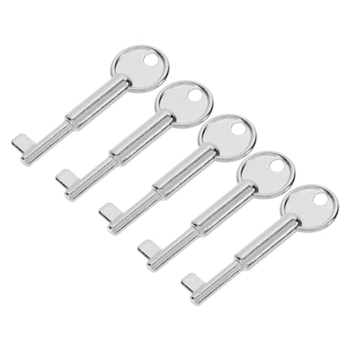 SOESFOUFU 5 Stück Not Schalter Schlüssel Metall Notfall Schalter Schlüssel für Reset von Not Tasten Robuste und Langlebige für Verschiedene Anwendungen von SOESFOUFU