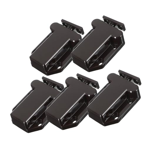 SOESFOUFU 5 Stück Schranktür Türriegel Riegel Türriegel Riegelschloss Für Schranktür Push To Open Schrankriegel Push To Open Riegel Push To Open Schloss Versteckte Türriegel Türschlösser von SOESFOUFU