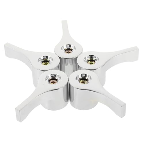 SOESFOUFU 5 Stück Teiliges Wasserhahngriff Robustem Rostfrei und Langlebig Ersatzgriff für Küchen und Badezimmerarmatur Einfache Montage Design für Waschbecken und Waschmaschine SOESFOUFU 5 Stück Teiliges Wasserhahngriff Robustem Rostfrei und Langlebig Ersatzgriff für Küchen und Badezimmerarmatur Einfache Montage Design für Waschbecken und Waschmaschine von SOESFOUFU