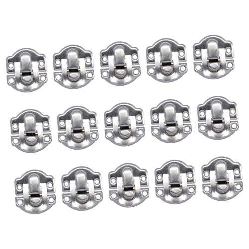 SOESFOUFU 50 Stück Teiliges Vintage Metallverschluss Robuste Schlossriegel für Holzboxen Elegante Schmuckschatullen Antike Optik Glatte Oberfläche Dekorativ für Heim und Büro von SOESFOUFU