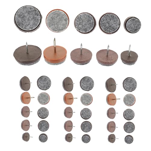 SOESFOUFU 50pcs Filzmöbel Schiebematten Haushaltsstuhl Tisch Füße Pads von SOESFOUFU