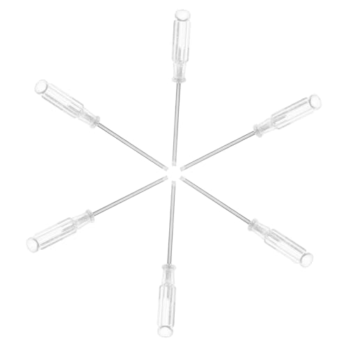 SOESFOUFU 6 Stück Teiliges Schraubendreher Flachkopf Transparente Schraubenzieher für Reparatur Haus Büro Werkstatt Multifunktional Robust und Tragbar SOESFOUFU 6 Stück Teiliges Schraubendreher Flachkopf Transparente Schraubenzieher für Reparatur Haus Büro Werkstatt Multifunktional Robust und Tragbar von SOESFOUFU