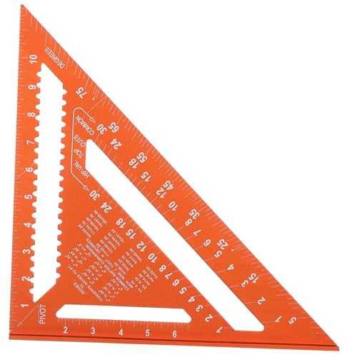 SOESFOUFU Aluminiumlegierung Dreieckwinkelmesser Präzisions Holzverarbeitung Dreiecklineal für Genaue Messungen und Vielseitige Anwendung im Handwerk SOESFOUFU Aluminiumlegierung Dreieckwinkelmesser Präzisions Holzverarbeitung Dreiecklineal für Genaue Messungen und Vielseitige Anwendung im Handwerk von SOESFOUFU
