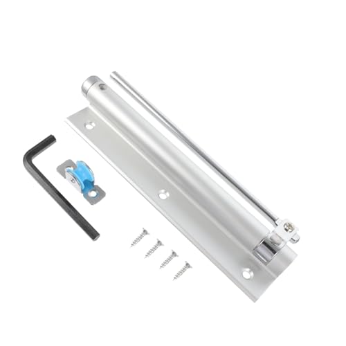 SOESFOUFU Automatischer Türschließer Metall mit Hydraulischem Dämpfer Selbstschließend Wetterfest und Geräuscharm für Innen und Außentüren mit Klappbarem Arm für Heim und Bürogebrauch von SOESFOUFU