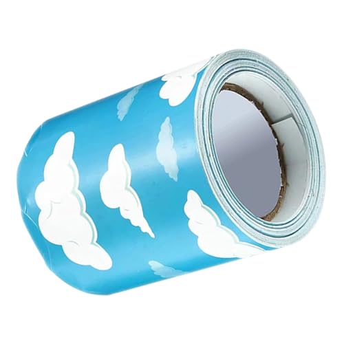 SOESFOUFU Border Sticker mit Wolkenmuster Selbstklebend Dekorativ für Klassenzimmer Pinnwand Türrahmen Tafel Whiteboard Wetterfest SOESFOUFU Border Sticker mit Wolkenmuster Selbstklebend Dekorativ für Klassenzimmer Pinnwand Türrahmen Tafel Whiteboard Wetterfest von SOESFOUFU