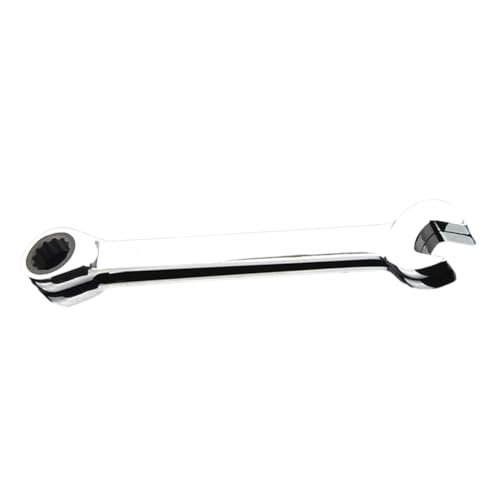 SOESFOUFU Doppelkopf Ratschen Ringschlüssel aus Hochwertigem Stahl Robuste Kombinationsratsche mit Versetztem Kopf Langlebiger Dual Head Schraubenschlüssel für Heim und Werkstattgebrauch von SOESFOUFU