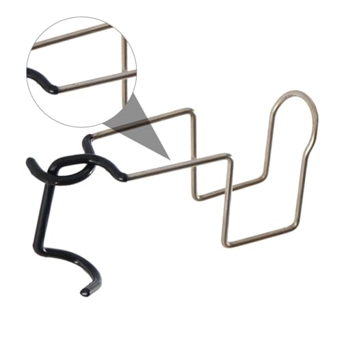 SOESFOUFU Edelstahl Becherhalter mit Doppelhaken Rutschfester Clip Multifunktionaler Organizer für Outdoor Campingstuhl und Angelstuhl Kompakt und Platzsparend Geeignet für Wasser und von SOESFOUFU
