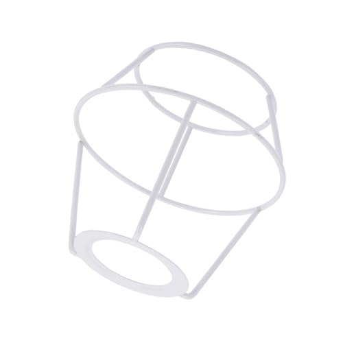SOESFOUFU Eisen Lampenschirm Gestell Weiß Konisch Hochtemperaturlackiert Rostfrei DIY Lampenring Ersatz für Tischlampe Schreibtischleuchte Kronleuchter Kreatives Handwerk SOESFOUFU Eisen Lampenschirm Gestell Weiß Konisch Hochtemperaturlackiert Rostfrei DIY Lampenring Ersatz für Tischlampe Schreibtischleuchte Kronleuchter Kreatives Handwerk von SOESFOUFU