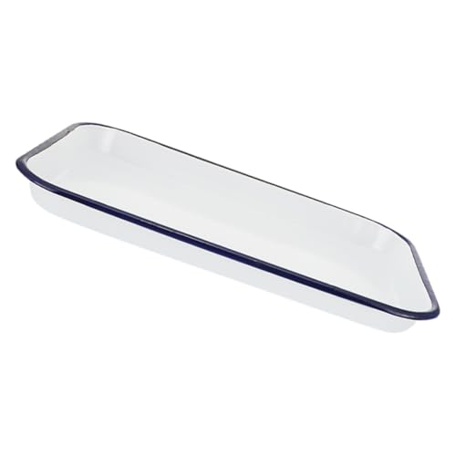 SOESFOUFU Enamel Servierplatte Praktische Wiederverwendbare Emaillierte Auflaufform Tiefrandige Laborplatte für Haushalt Labor Schule SOESFOUFU Enamel Servierplatte Praktische Wiederverwendbare Emaillierte Auflaufform Tiefrandige Laborplatte für Haushalt Labor Schule von SOESFOUFU