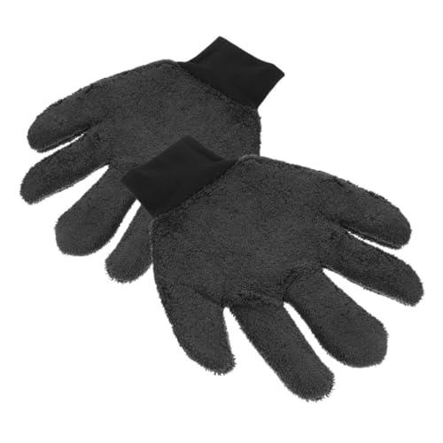 SOESFOUFU Finger Fleece Auto Waschhandschuhe Ultraweiche Mikrofaser Hohe Wasseraufnahme Kratzfrei Langlebige Waschhandschuhe für Fahrzeug Gartenreinigung Schwarz SOESFOUFU Finger Fleece Auto Waschhandschuhe Ultraweiche Mikrofaser Hohe Wasseraufnahme Kratzfrei Langlebige Waschhandschuhe für Fahrzeug Gartenreinigung Schwarz von SOESFOUFU