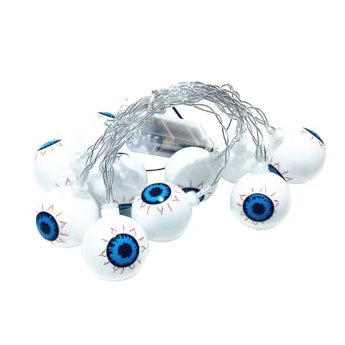 SOESFOUFU Halloween LED Augapfel Lichterkette Warmweiße LED Lampions ohne Batterie Gruselige Augen-deko für Innen Stilvolle und Kreative Halloween-atmosphäre Festbeleuchtung SOESFOUFU Halloween LED Augapfel Lichterkette Warmweiße LED Lampions ohne Batterie Gruselige Augen-deko für Innen Stilvolle und Kreative Halloween-atmosphäre Festbeleuchtung von SOESFOUFU