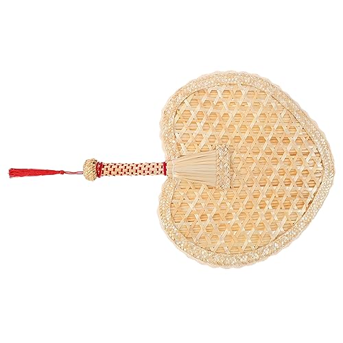 SOESFOUFU Handgewebter Chinesischer Handfächer aus Weizenstroh Handgefertigt Rustikaler Sommer Handlüfter mit Zarter Spitze Dekoratives Accessoire für Kühlung und Wohnambiente SOESFOUFU Handgewebter Chinesischer Handfächer aus Weizenstroh Handgefertigt Rustikaler Sommer Handlüfter mit Zarter Spitze Dekoratives Accessoire für Kühlung und Wohnambiente von SOESFOUFU
