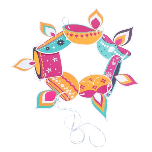 SOESFOUFU Happy Diwali Banner Klassenzimmer Dekoration Papierfestlich Vielseitig Schnell Aufhängbar Für Diwali Party Feier Gemütliche Atmosphäre SOESFOUFU Happy Diwali Banner Klassenzimmer Dekoration Papierfestlich Vielseitig Schnell Aufhängbar Für Diwali Party Feier Gemütliche Atmosphäre von SOESFOUFU
