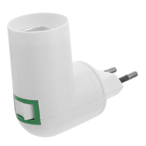 SOESFOUFU Lampenfassung mit Integriertem Schalter Drehbarer Lampenhalter aus Hochwertigem PP Lampensockel Adapter für Glühbirnen Kompatibel mit Praktische Lichtfassung für Innenbeleuchtung SOESFOUFU Lampenfassung mit Integriertem Schalter Drehbarer Lampenhalter aus Hochwertigem PP Lampensockel Adapter für Glühbirnen Kompatibel mit Praktische Lichtfassung für Innenbeleuchtung von SOESFOUFU