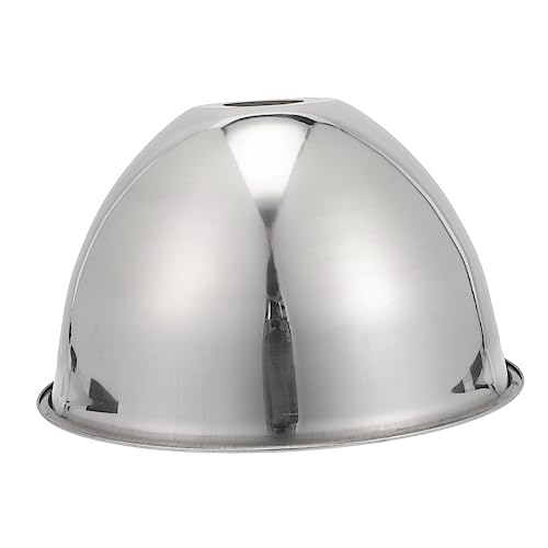 SOESFOUFU Lampenschirm stainless steel inoxlm leuchtanhänger deckenleuchten leuchte hängend ceiling lights hochstihl Esstisch Wandlampe Kerze Zubehör Die Glühbirne Rostfreier Stahl von SOESFOUFU