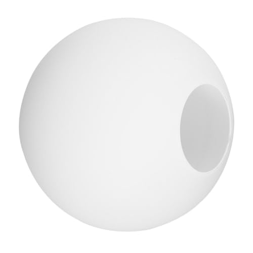 SOESFOUFU Milchweißer Gefrosteter Glas Lampenschirm Milchig Matte Pendelleuchte Abdeckung Ersatz für Wand und Deckenleuchten Weiches Diffuses Licht für Wohn und Schlafzimmer von SOESFOUFU