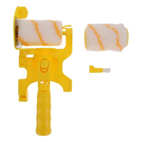 SOESFOUFU Multifunktionaler Wand farbroller Langem Griff Gestell und Weichen Pinseln Ergonomisch Geformt für Schnelles Streichen Großer Flächen an Wänden Decken und Möbeln von SOESFOUFU