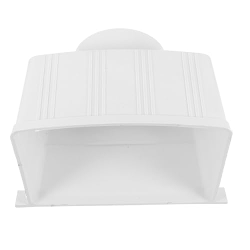 SOESFOUFU PVC Rechteckiges Fallrohr Regenwasserableiter Downspout Teil Gutter Zubehör Hochwertiger Regensammler für Villen und Gewächshäuser Effiziente Dachentwässerung Robust und von SOESFOUFU