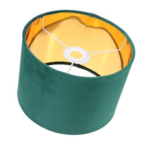 SOESFOUFU Seidenvelours Lampenschirm Gold Innenfutter Grüner Außenbezug Stabile Tischlampe Schlafzimmer Dekoration Praktisches zum Einzug SOESFOUFU Seidenvelours Lampenschirm Gold Innenfutter Grüner Außenbezug Stabile Tischlampe Schlafzimmer Dekoration Praktisches zum Einzug von SOESFOUFU
