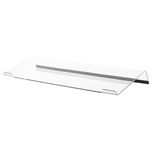 SOESFOUFU Tastaturständer Tastaturaufzug Tastaturablage-Riser geneigter Tastaturhalter Klarer Laptopständer für den Schreibtisch Tastaturhalter für Schreibtisch Acryl Transparent von SOESFOUFU