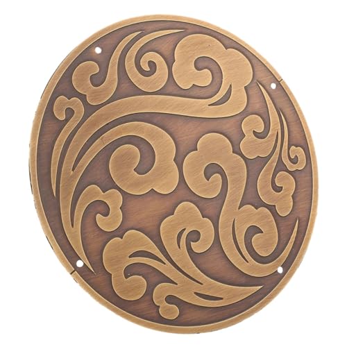 SOESFOUFU Vintage Messing Möbelapplikation Bronze Verzierung für Outdoor Möbel Aufbewahrungsschrank Langlebige Geschnitzte Dekoration Einfache Montage Stilvolle Antike Möbelverzierung von SOESFOUFU