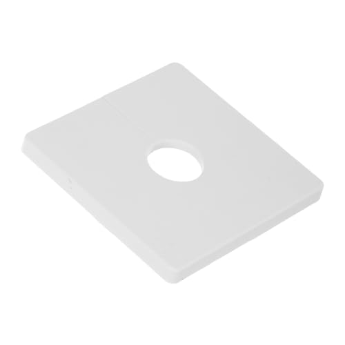 SOESFOUFU Wandabdeckung für Durchmesser Quadratische PVC Rosettenplatte zur Effektiven Abdeckung von Wandlöchern für Büro und Gewerbliche Nutzung von SOESFOUFU