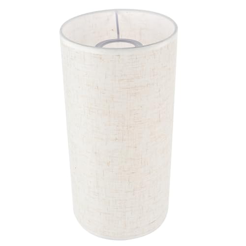 SOESFOUFU Wandleuchten Lampenschirm E27 Basis Runder Zylindrischer Lampenschirm Aus Leinen 14x28cm Ideal Für Innenräume Dekorativer Lichtschutz Für Wandleuchten Und Stehlampen von SOESFOUFU