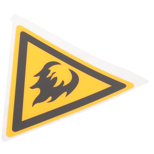 SOESFOUFU Warnschild Brennbare Gefahren Selbstklebend Entflammbares Warnzeichen Sichtbar Einfache Montage Sicherheitskennzeichnung für Feuergefahrbereiche SOESFOUFU Warnschild Brennbare Gefahren Selbstklebend Entflammbares Warnzeichen Sichtbar Einfache Montage Sicherheitskennzeichnung für Feuergefahrbereiche von SOESFOUFU