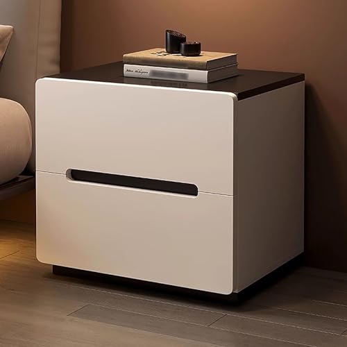 Nachtkasten mit 2-3 Schubladens, Massivholz Nachttisch Nachtschrank Nachtkonsole Nachtkommode Schlafzimmer Schrank Kommode, Platzsparender Nachttisch für Wohnzimmer Schlafzimmer(Color B,40cm) von SOFACHEN