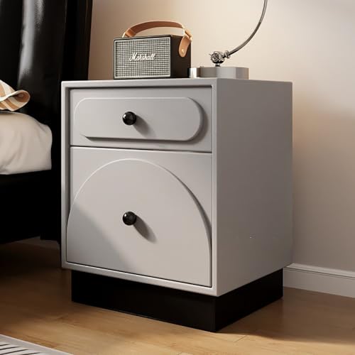 SOFACHEN Massivholz Kiefer Nachttisch, Nachtschrank Nachtkonsole, Schlafzimmer Schrank, Nachtkommode mit 3 Schubladen und Metallgriff, Platzsparender Nachttisch für Wohnzimmer Schlafzimmer(Gray,50cm) SOFACHEN Massivholz Kiefer Nachttisch, Nachtschrank Nachtkonsole, Schlafzimmer Schrank, Nachtkommode mit 3 Schubladen und Metallgriff, Platzsparender Nachttisch für Wohnzimmer Schlafzimmer(Gray,50cm) von SOFACHEN