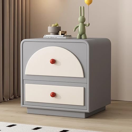 SOFACHEN Nachttisch Beistelltisch, Nachtschrank für Schlafzimmer, Nachtkommode mit 2 Schubladen und Leises Gleiten, Schlichter Sofatisch Schubladenschrank für Schlafzimmer/Wohnzimmer(Light Grey,45cm) SOFACHEN Nachttisch Beistelltisch, Nachtschrank für Schlafzimmer, Nachtkommode mit 2 Schubladen und Leises Gleiten, Schlichter Sofatisch Schubladenschrank für Schlafzimmer/Wohnzimmer(Light Grey,45cm) von SOFACHEN