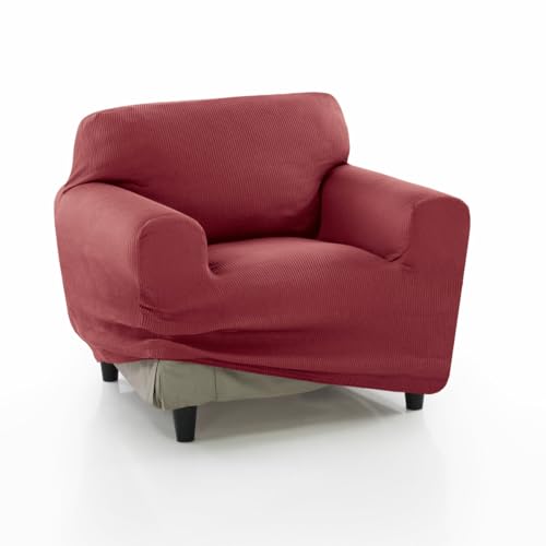 SOFAKOVER® Sofabezug, super elastisch, für 1-Sitzer, atmungsaktiv, bequem und langlebig, Sofaüberwurf, einfach anzubringen, Maße 70-110 cm, Fuchsia von SOFAKOVER