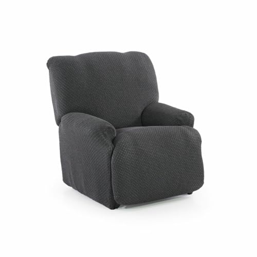 SOFASKINS® Sofabezug für Relaxsessel, super elastisch, Sofabezug, atmungsaktiv und langlebig, einfach anzubringen, Größe 70-90 cm, Grau OSC. von SOFASKINS