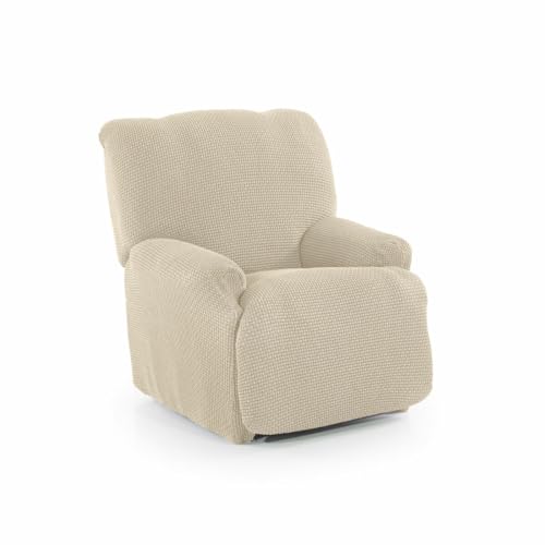 SOFASKINS® Sofabezug für Relaxsessel, super elastisch, Sofabezug mit einzigartigem Design, atmungsaktiv und langlebig, einfach anzubringen, Größe 70-90 cm, Beige von SOFASKINS