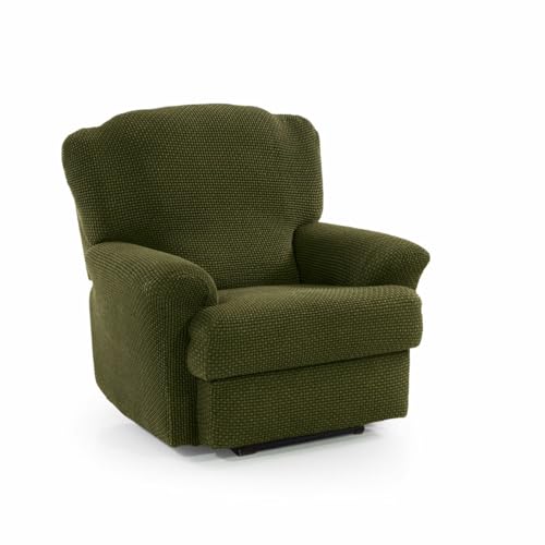 SOFASKINS® Sofabezug für Relaxsessel, super elastisch, Sofabezug mit einzigartigem Design, atmungsaktiv und langlebig, einfach anzubringen, Größe 70-90 cm, Grün von SOFASKINS